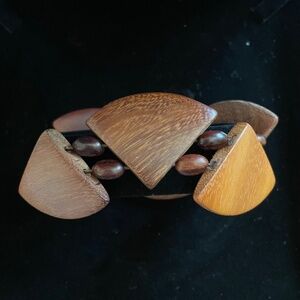 Wooden Boho Hippie Festival Beaded Bracelet